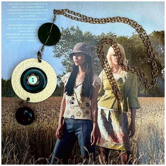 Anthro “Crème de Menthe Necklace” by Lenora Dame - Picture 5 of 11